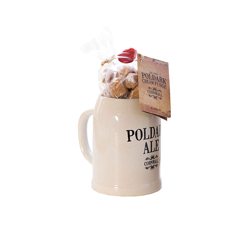Poldark Ale Mug with Cornish Cream Fudge